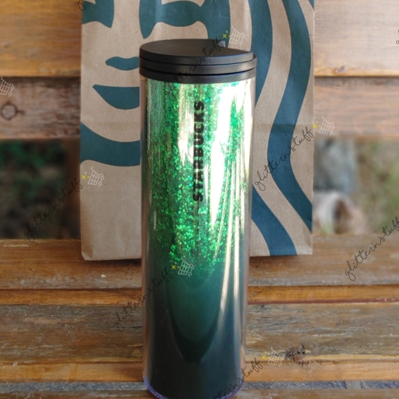 Starbucks Ombre Green  Glitter ✨ Tumbler - Picture 7 of 11
